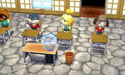 HHD, classroom, isabelle, happy home designer