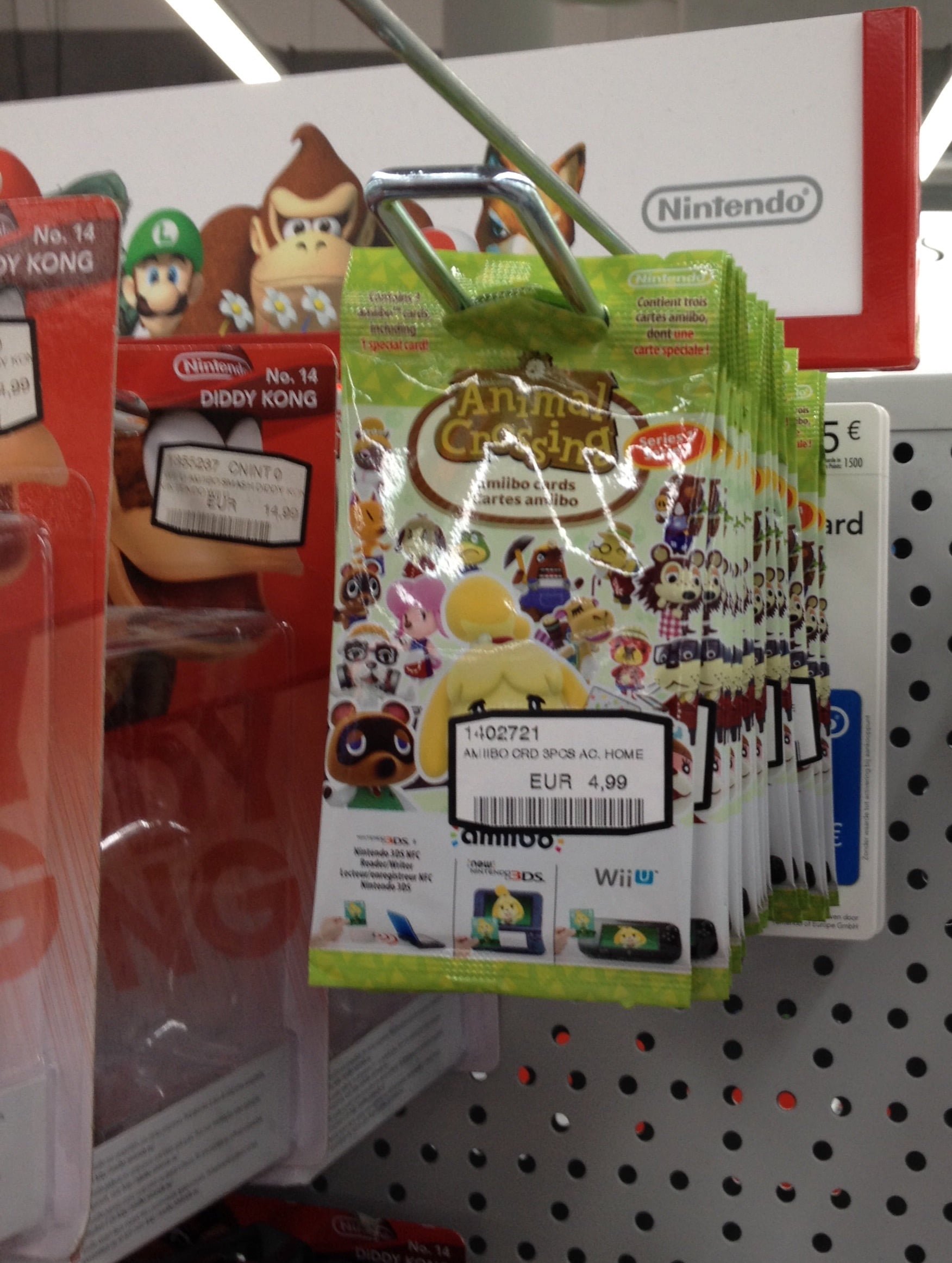 Amiibo cards, HHD, happy home designer