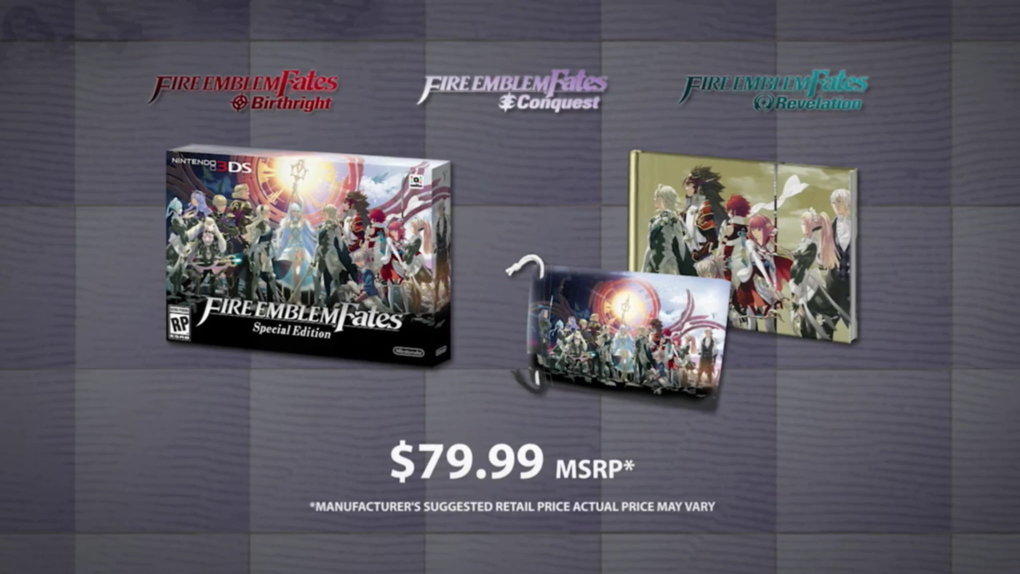 Fire emblem fates, conquest, birthright, 3ds, direct