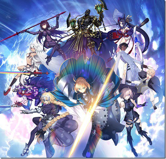 fate grand order, mobile