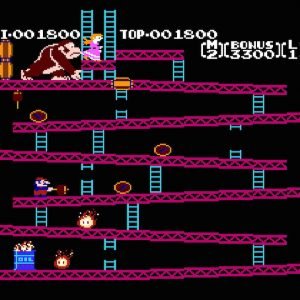 Screenshot: Donkey Kong NES Stage 1 Screenshot