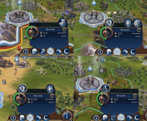 Civilization 6 (Switch) Beginners Guide 2: builders and military icons ...