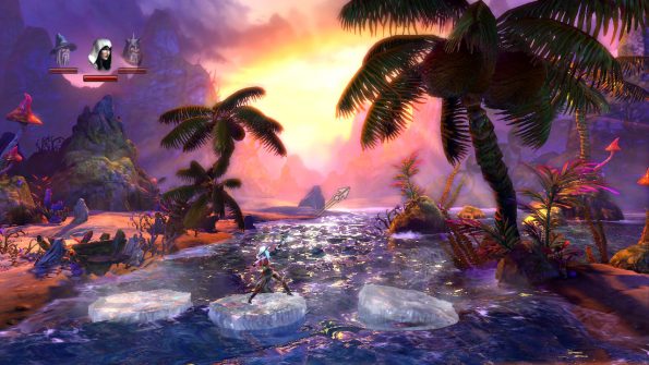 Coconut shooting - Trine 2 screenshot