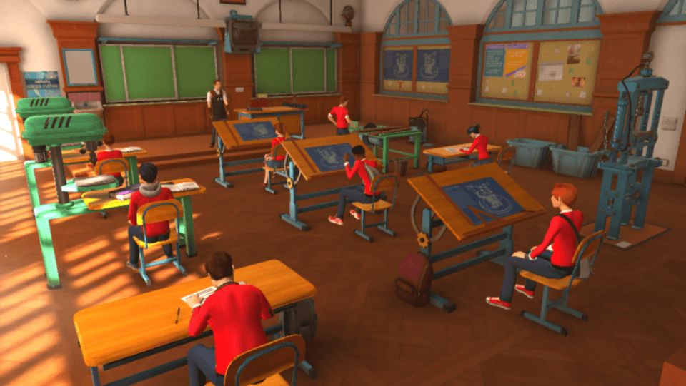 The Academy: First Riddle classroom