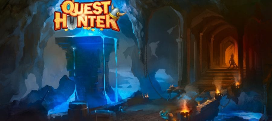 Promotional image for Quest Hunter inside a tomb. Published on LadiesGamers