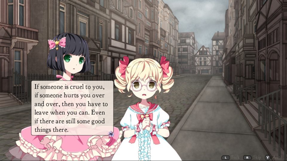 A Little Lily Princess. LadiesGamers.com. Sara and Lottie are out on the street. Sara is giving Lottie some advice.