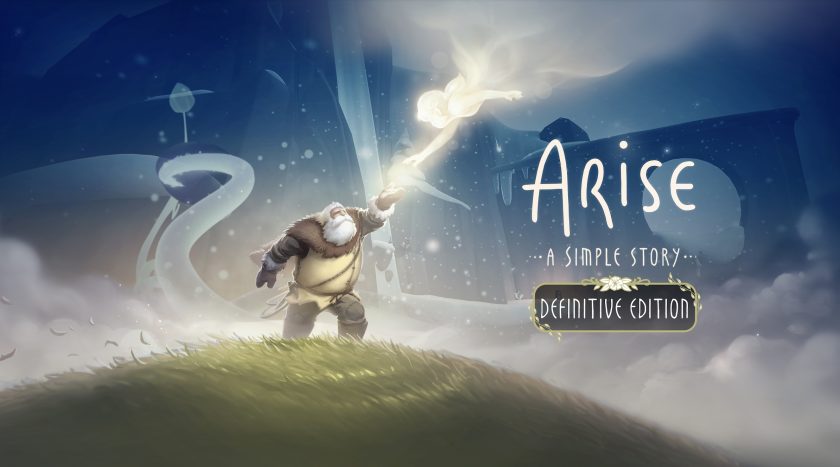 Promotional artwork for Arise: A Simple Story, with the protagonist standing on a hill. Published on LadiesGamers