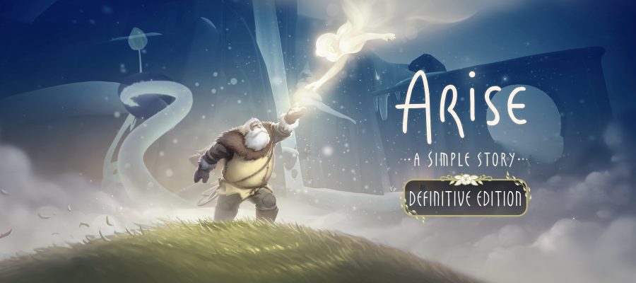 Promotional artwork for Arise: A Simple Story, with the protagonist standing on a hill. Published on LadiesGamers