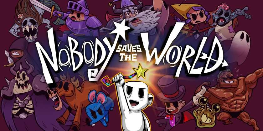 Promotional image for Nobody Saves the World, with the main character holding a wand. Published on LadiesGamers