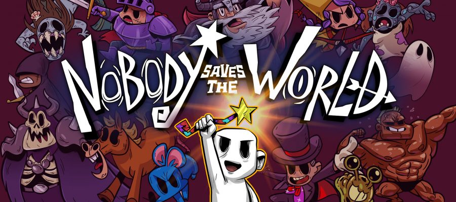 Promotional image for Nobody Saves the World, with the main character holding a wand. Published on LadiesGamers