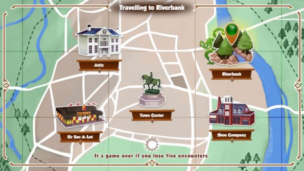Jumanji: The Curse Returns. Ladiesgamers.com. A map of the locations in Brantford. Also the loading screen.