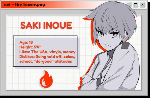 Good Luck Baby! Ladiesgamers.com. Saki character card.