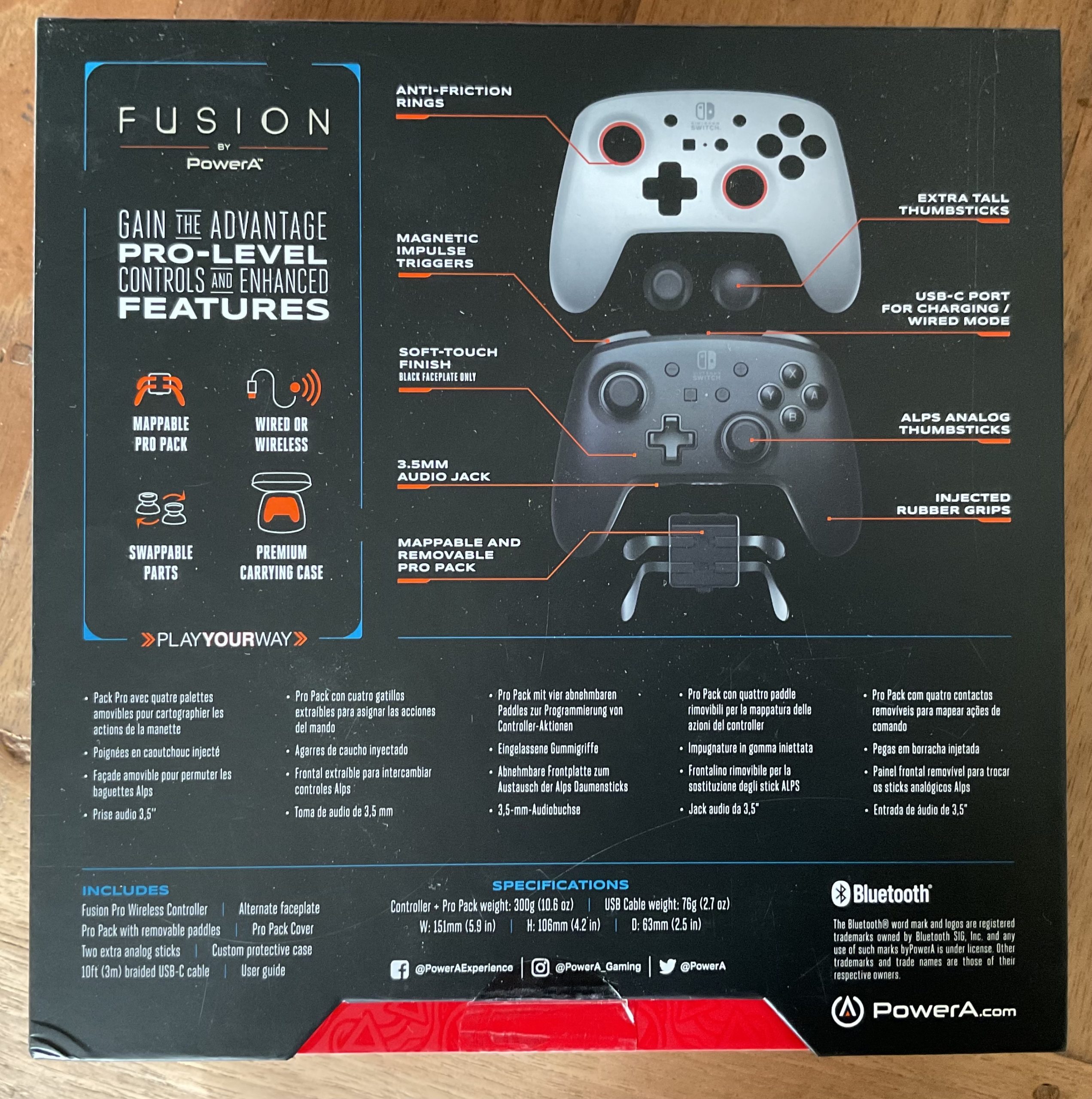 PowerA Fusion Wireless Controller for Switch and Charging Base ...