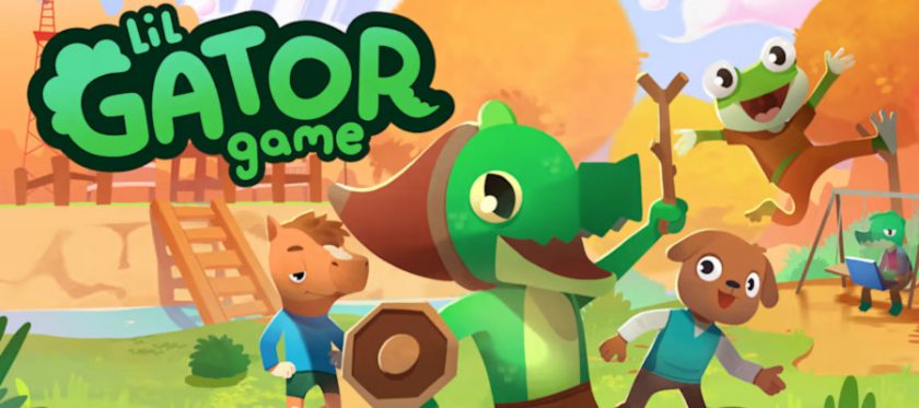 Promotional image for Lil Gator Game, showing some of the characters. Published on LadiesGamers