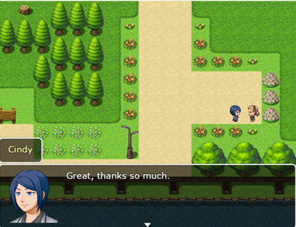 <A Weekend in Puzzleburg> LadiesGamers.com [At the signboard]