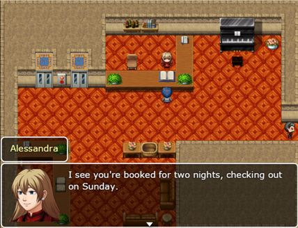 <A Weekend in Puzzleburg> LadiesGamers.com [Checking in at the hotel]