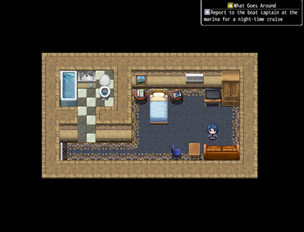<A Weekend in Puzzleburg> LadiesGamers.com [The hotel room]