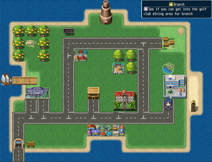 <A Weekend in Puzzleburg> LadiesGamers.com [Map of the town]