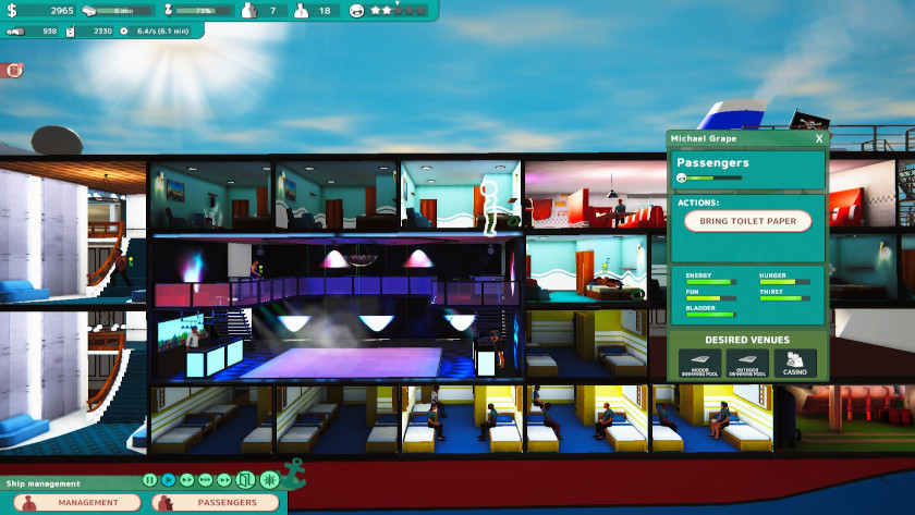 Cruise Ship Manager: Prologue - Maiden Voyage Impressions