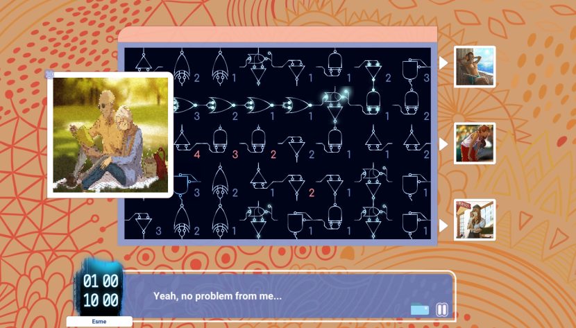 LadiesGamers Annie and the AI Solving a puzzle. 
