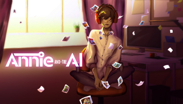 LadiesGamers Annie and the AI header image Annie sitting.