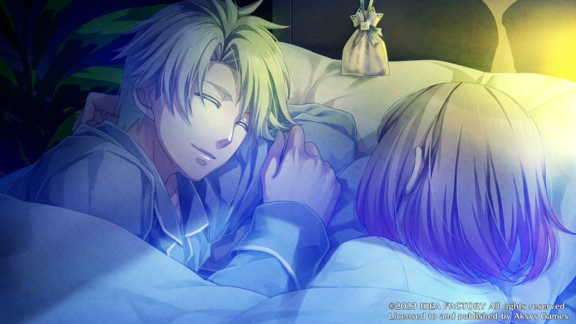 Kakeru and Koharu talking before getting to bed