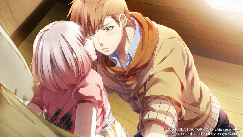 Masamune blushing because of Koharu