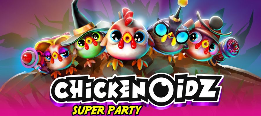 The game title featuring various chickens