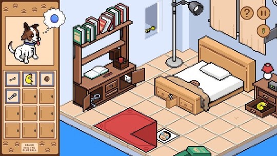 images shows a bedroom 