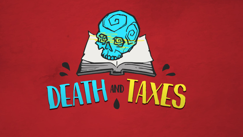 Death and taxes logo