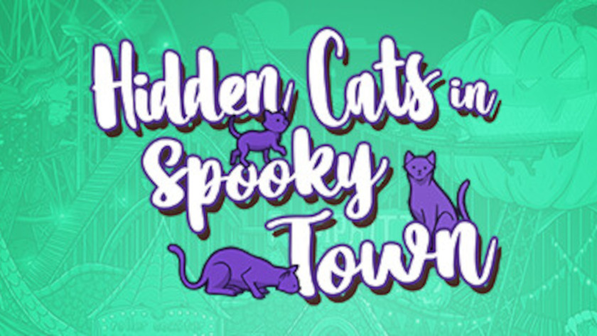 Hidden Cats in Spooky Town Logo