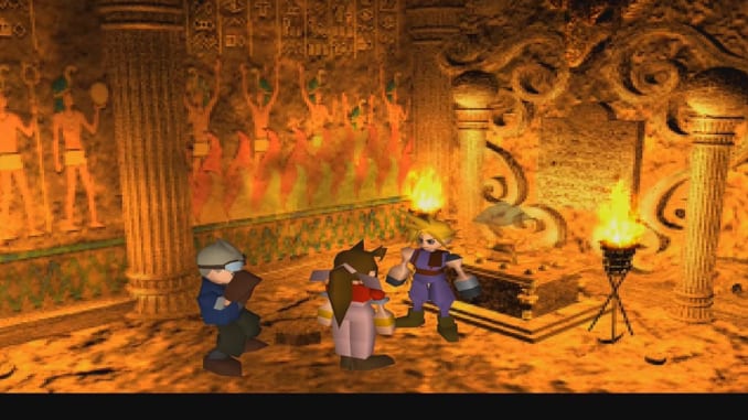A screen of a dudgeon called the temple of the ancients