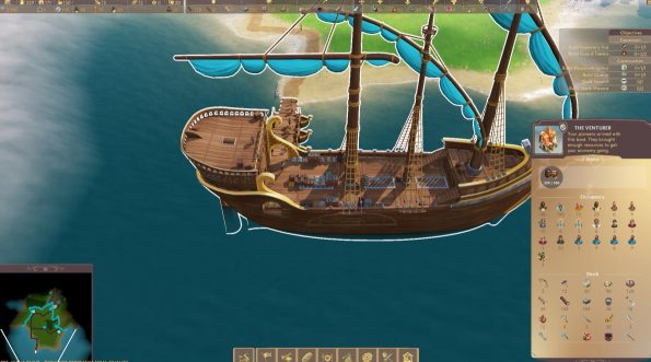 large ship docked at th beach