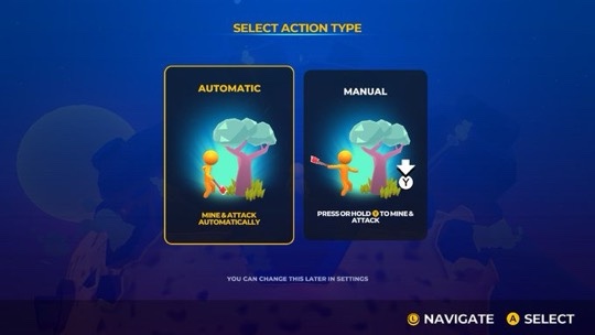 set the hero to use his tools automatically