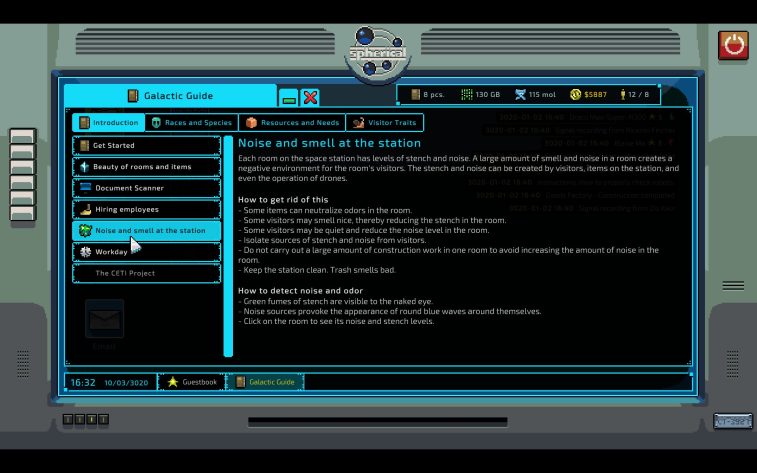 Galaxy Pass Station The info terminal.