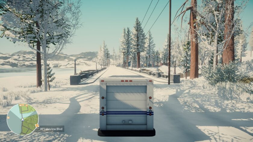 LadiesGamers Lake: Season's Greetings DLC On the road.