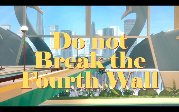 American Arcadia An important Message - Do Not Break the Fourth Wall.