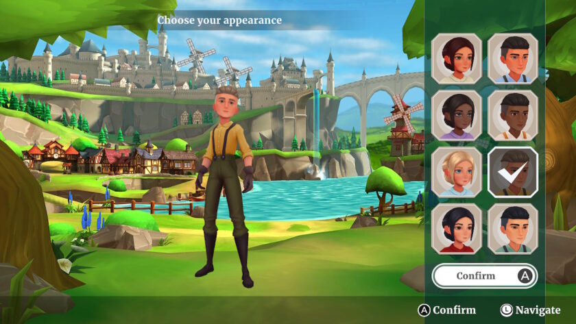 The choose your appearance menu in Wildshade: Unicorn Champions