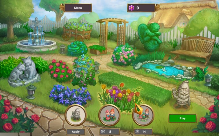 Solitaire Quest: Garden Story The Garden.