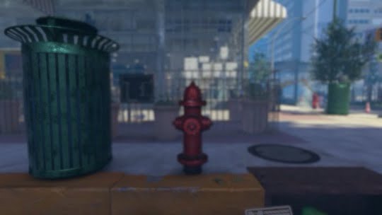 3D backdrops of the city