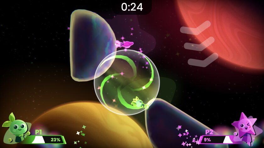 Which Way Up: Space Olympics the sprites are racing to stay in the ring