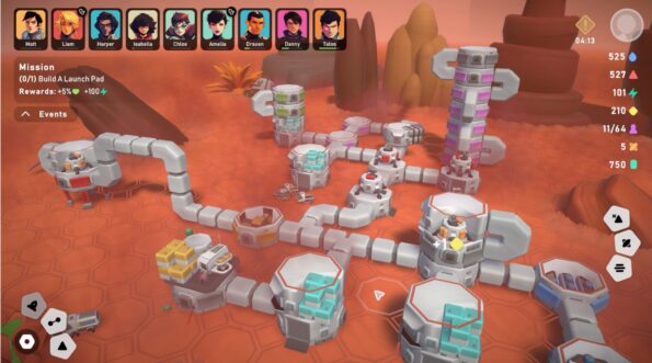 Stellar Settlers Space Base Builder build the pods vertically and horizontally