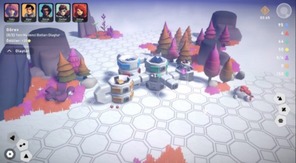 Stellar Settlers Space Base Builder A new planet to extract resources on