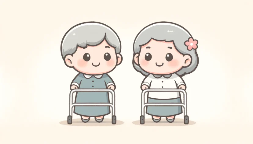 Two 70 year old ladies