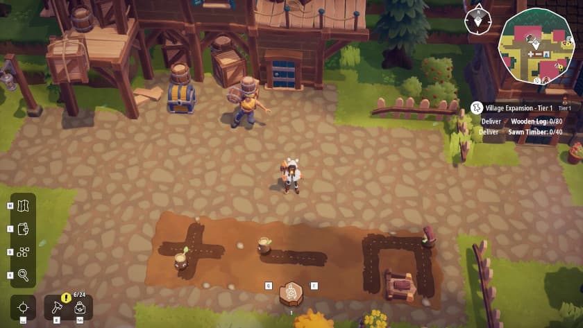 A journal of all the quests so far in the game.