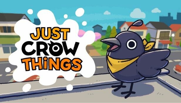 Just Crow Things a happy crow