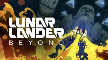 Promotional image for Lunar Lander Beyond ship taking off