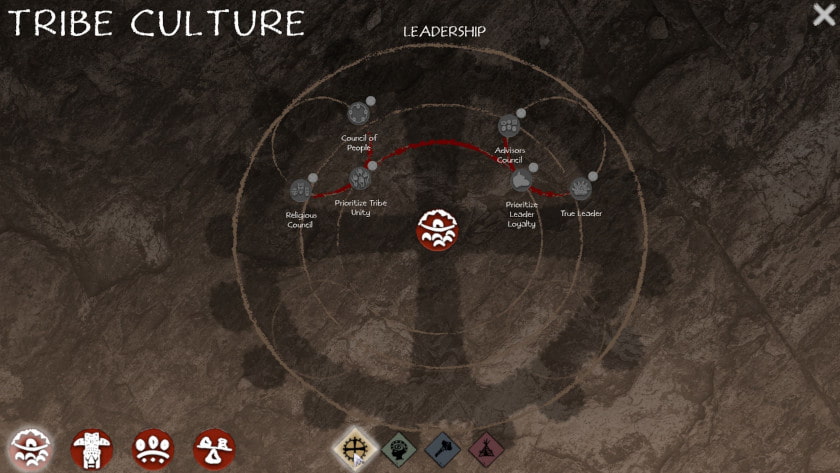 Culture tree screen.