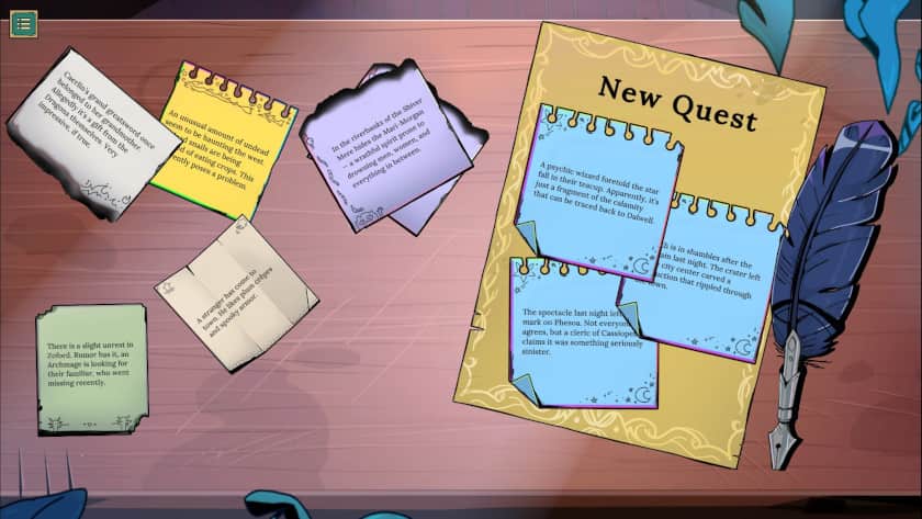 Tavern Talk A color-coded collection of rumors to collect and make quests out of.