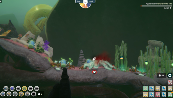 Crab God Crablings can defend the colony against predators
